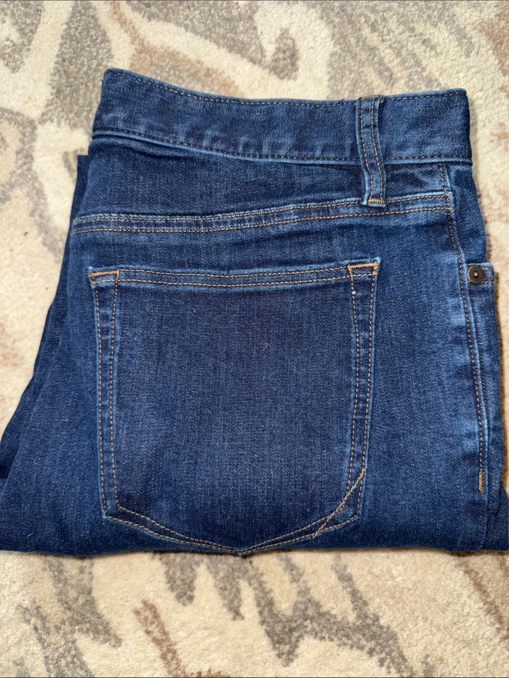 Banana Republic Slim Traveler Jeans Dark Mid Wash 33x30